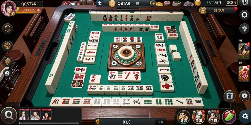 Tampilan gameplay QQSTAR yang penuh warna dan menarik.