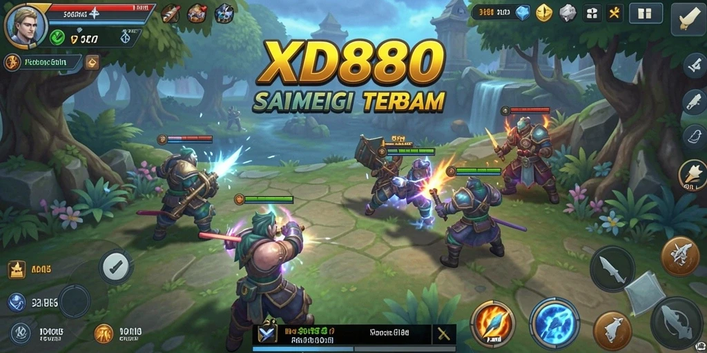 Gameplay seru dan menarik dalam XD880 yang menghadirkan strategi mendalam.